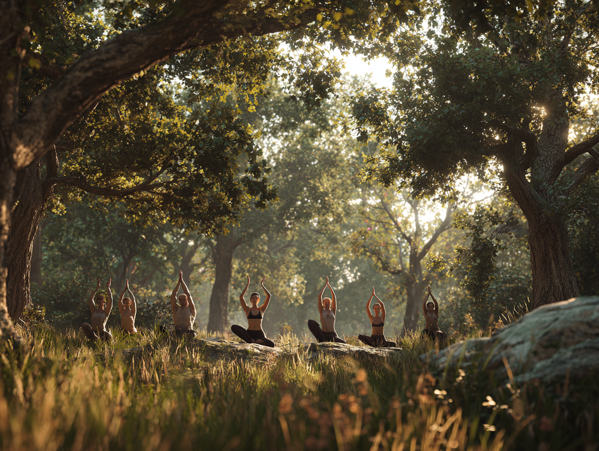 Портрет інструктора йоги